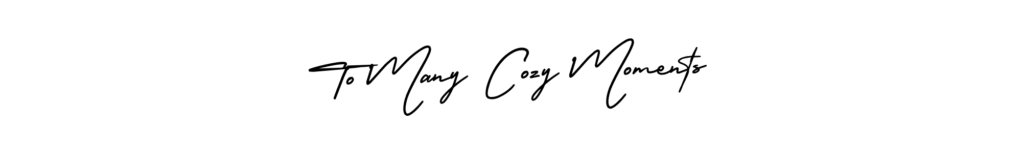 You can use this online signature creator to create a handwritten signature for the name To Many Cozy Moments. This is the best online autograph maker. To Many Cozy Moments signature style 3 images and pictures png