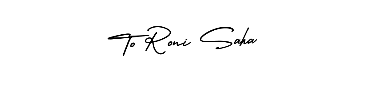 Here are the top 10 professional signature styles for the name To Roni Saha. These are the best autograph styles you can use for your name. To Roni Saha signature style 3 images and pictures png