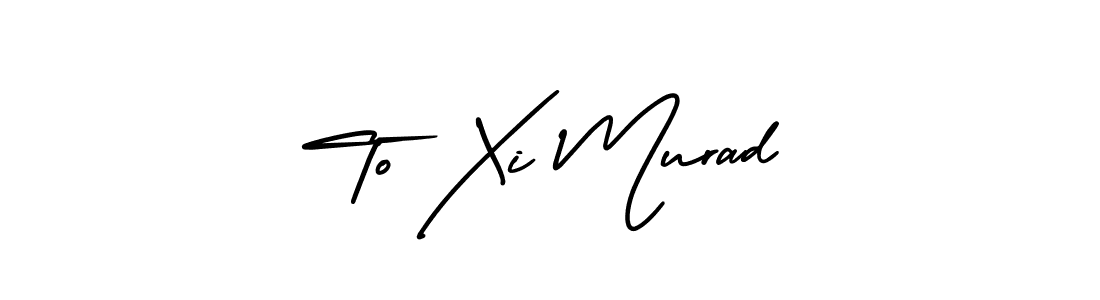 AmerikaSignatureDemo-Regular is a professional signature style that is perfect for those who want to add a touch of class to their signature. It is also a great choice for those who want to make their signature more unique. Get To Xi Murad name to fancy signature for free. To Xi Murad signature style 3 images and pictures png