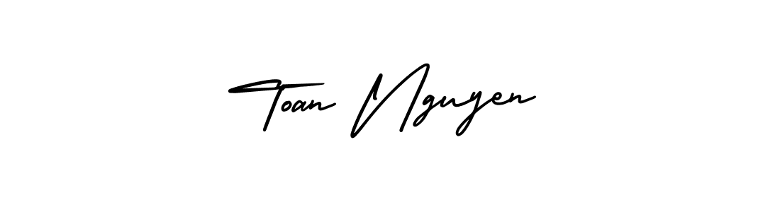 Best and Professional Signature Style for Toan Nguyen. AmerikaSignatureDemo-Regular Best Signature Style Collection. Toan Nguyen signature style 3 images and pictures png