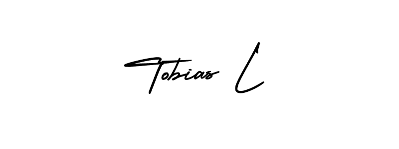 Make a beautiful signature design for name Tobias L. With this signature (AmerikaSignatureDemo-Regular) style, you can create a handwritten signature for free. Tobias L signature style 3 images and pictures png