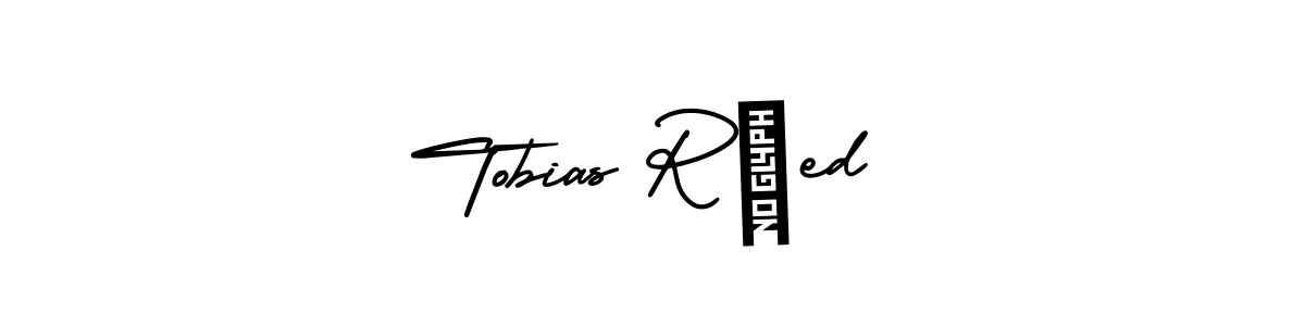 Tobias Röed stylish signature style. Best Handwritten Sign (AmerikaSignatureDemo-Regular) for my name. Handwritten Signature Collection Ideas for my name Tobias Röed. Tobias Röed signature style 3 images and pictures png