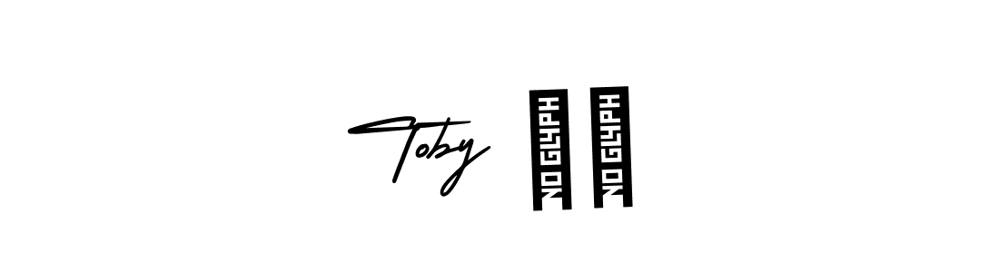 Make a short Toby ❤️ signature style. Manage your documents anywhere anytime using AmerikaSignatureDemo-Regular. Create and add eSignatures, submit forms, share and send files easily. Toby ❤️ signature style 3 images and pictures png