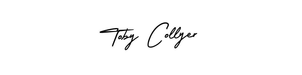 This is the best signature style for the Toby Collyer name. Also you like these signature font (AmerikaSignatureDemo-Regular). Mix name signature. Toby Collyer signature style 3 images and pictures png