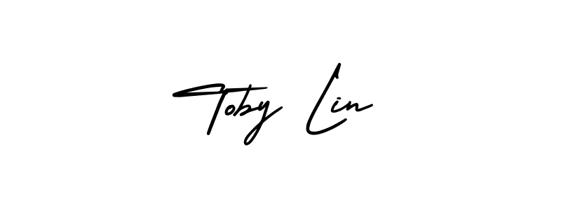 Best and Professional Signature Style for Toby Lin. AmerikaSignatureDemo-Regular Best Signature Style Collection. Toby Lin signature style 3 images and pictures png