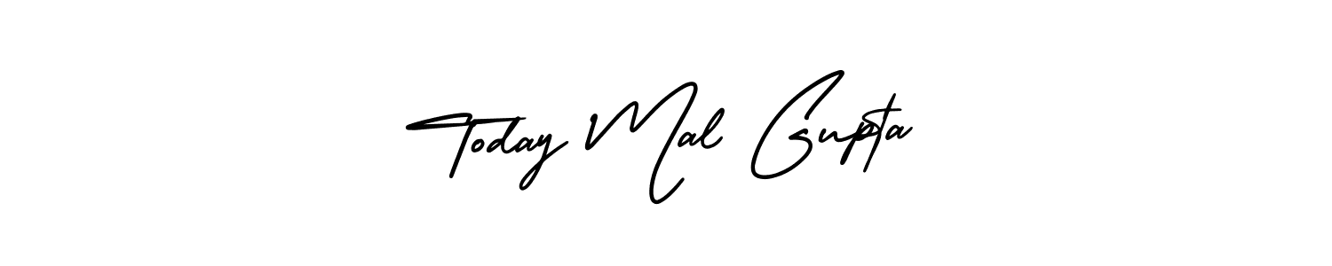 Use a signature maker to create a handwritten signature online. With this signature software, you can design (AmerikaSignatureDemo-Regular) your own signature for name Today Mal Gupta. Today Mal Gupta signature style 3 images and pictures png