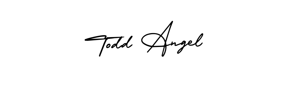 Todd Angel stylish signature style. Best Handwritten Sign (AmerikaSignatureDemo-Regular) for my name. Handwritten Signature Collection Ideas for my name Todd Angel. Todd Angel signature style 3 images and pictures png