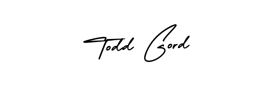 Make a short Todd Gord signature style. Manage your documents anywhere anytime using AmerikaSignatureDemo-Regular. Create and add eSignatures, submit forms, share and send files easily. Todd Gord signature style 3 images and pictures png