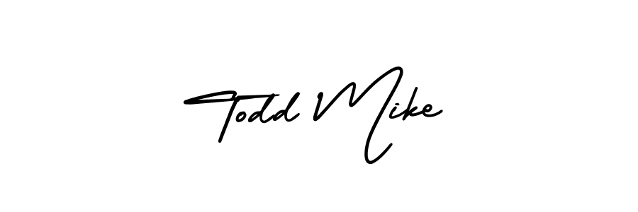 Best and Professional Signature Style for Todd Mike. AmerikaSignatureDemo-Regular Best Signature Style Collection. Todd Mike signature style 3 images and pictures png
