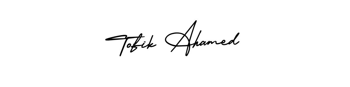 Make a beautiful signature design for name Tofik Ahamed. Use this online signature maker to create a handwritten signature for free. Tofik Ahamed signature style 3 images and pictures png