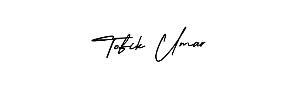 Also You can easily find your signature by using the search form. We will create Tofik Umar name handwritten signature images for you free of cost using AmerikaSignatureDemo-Regular sign style. Tofik Umar signature style 3 images and pictures png