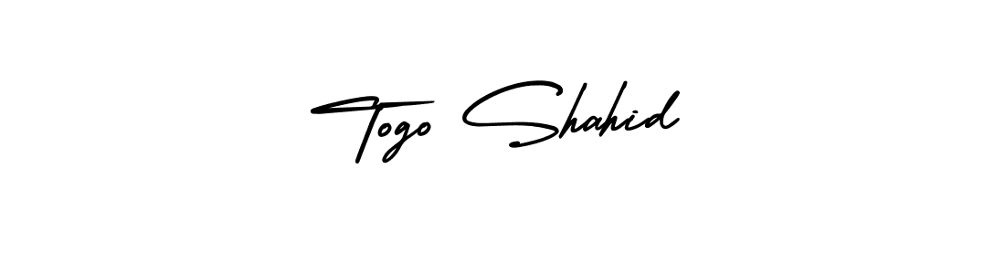 AmerikaSignatureDemo-Regular is a professional signature style that is perfect for those who want to add a touch of class to their signature. It is also a great choice for those who want to make their signature more unique. Get Togo Shahid name to fancy signature for free. Togo Shahid signature style 3 images and pictures png