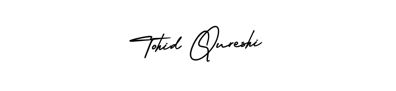 It looks lik you need a new signature style for name Tohid Qureshi. Design unique handwritten (AmerikaSignatureDemo-Regular) signature with our free signature maker in just a few clicks. Tohid Qureshi signature style 3 images and pictures png