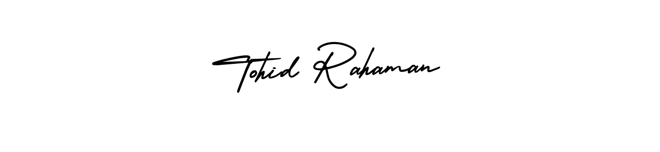 Make a short Tohid Rahaman signature style. Manage your documents anywhere anytime using AmerikaSignatureDemo-Regular. Create and add eSignatures, submit forms, share and send files easily. Tohid Rahaman signature style 3 images and pictures png