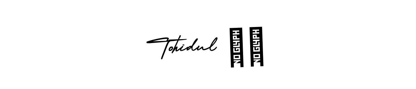 Also we have Tohidul ❤️ name is the best signature style. Create professional handwritten signature collection using AmerikaSignatureDemo-Regular autograph style. Tohidul ❤️ signature style 3 images and pictures png