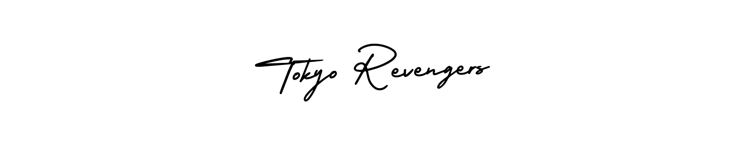 You should practise on your own different ways (AmerikaSignatureDemo-Regular) to write your name (Tokyo Revengers) in signature. don't let someone else do it for you. Tokyo Revengers signature style 3 images and pictures png