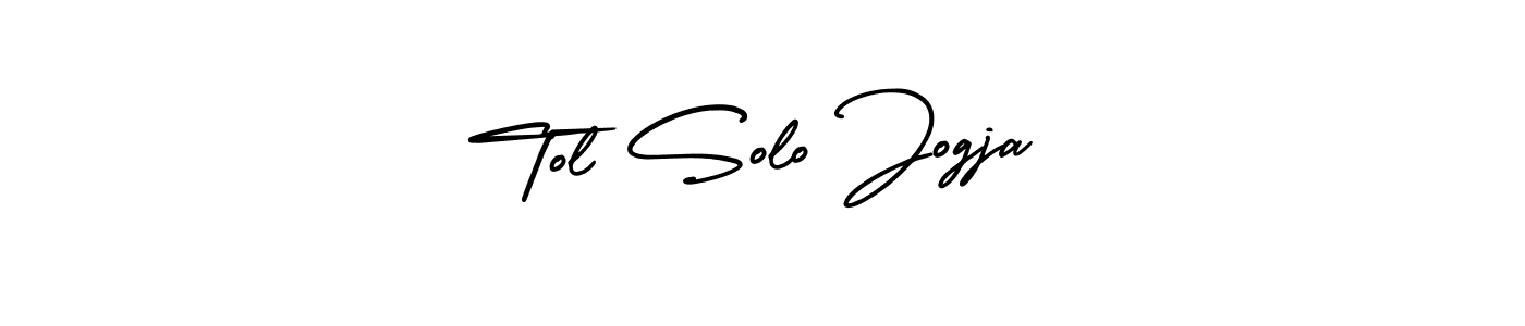 How to Draw Tol Solo Jogja signature style? AmerikaSignatureDemo-Regular is a latest design signature styles for name Tol Solo Jogja. Tol Solo Jogja signature style 3 images and pictures png