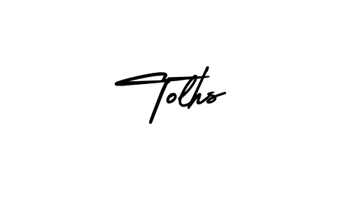 How to make Tolhs signature? AmerikaSignatureDemo-Regular is a professional autograph style. Create handwritten signature for Tolhs name. Tolhs signature style 3 images and pictures png