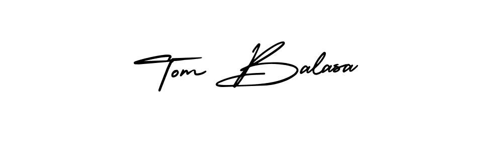 How to make Tom Balasa signature? AmerikaSignatureDemo-Regular is a professional autograph style. Create handwritten signature for Tom Balasa name. Tom Balasa signature style 3 images and pictures png