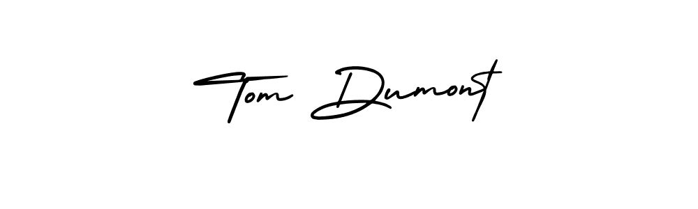 Make a beautiful signature design for name Tom Dumont. With this signature (AmerikaSignatureDemo-Regular) style, you can create a handwritten signature for free. Tom Dumont signature style 3 images and pictures png