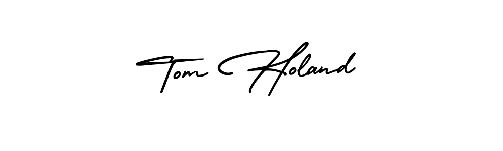 Use a signature maker to create a handwritten signature online. With this signature software, you can design (AmerikaSignatureDemo-Regular) your own signature for name Tom Holand. Tom Holand signature style 3 images and pictures png