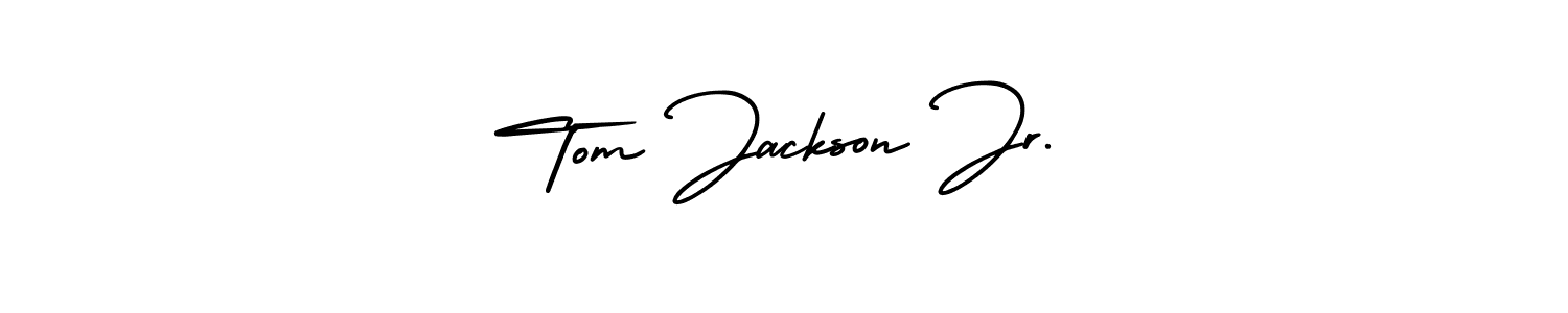 The best way (AmerikaSignatureDemo-Regular) to make a short signature is to pick only two or three words in your name. The name Tom Jackson Jr. include a total of six letters. For converting this name. Tom Jackson Jr. signature style 3 images and pictures png