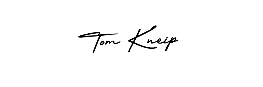 Create a beautiful signature design for name Tom Kneip. With this signature (AmerikaSignatureDemo-Regular) fonts, you can make a handwritten signature for free. Tom Kneip signature style 3 images and pictures png