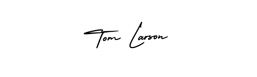 Make a beautiful signature design for name Tom Larson. With this signature (AmerikaSignatureDemo-Regular) style, you can create a handwritten signature for free. Tom Larson signature style 3 images and pictures png