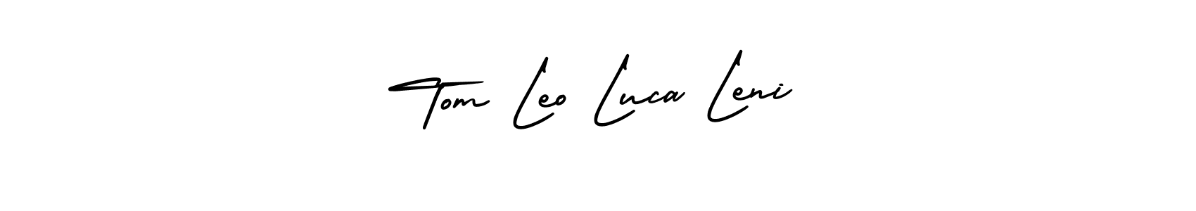 Make a beautiful signature design for name Tom Leo Luca Leni. Use this online signature maker to create a handwritten signature for free. Tom Leo Luca Leni signature style 3 images and pictures png