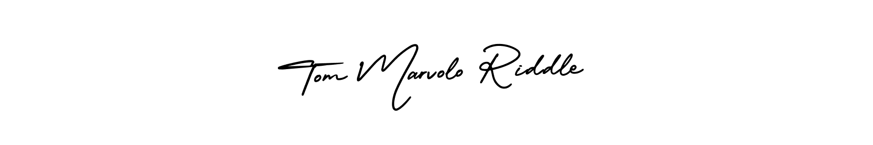 You should practise on your own different ways (AmerikaSignatureDemo-Regular) to write your name (Tom Marvolo Riddle) in signature. don't let someone else do it for you. Tom Marvolo Riddle signature style 3 images and pictures png