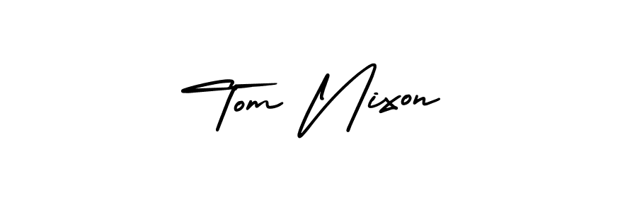 Use a signature maker to create a handwritten signature online. With this signature software, you can design (AmerikaSignatureDemo-Regular) your own signature for name Tom Nixon. Tom Nixon signature style 3 images and pictures png