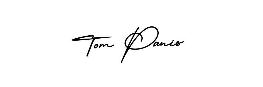 Design your own signature with our free online signature maker. With this signature software, you can create a handwritten (AmerikaSignatureDemo-Regular) signature for name Tom Panis. Tom Panis signature style 3 images and pictures png