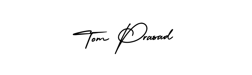 AmerikaSignatureDemo-Regular is a professional signature style that is perfect for those who want to add a touch of class to their signature. It is also a great choice for those who want to make their signature more unique. Get Tom Prasad name to fancy signature for free. Tom Prasad signature style 3 images and pictures png