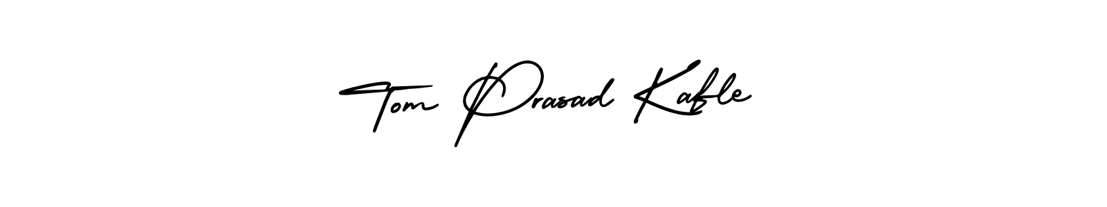 How to make Tom Prasad Kafle signature? AmerikaSignatureDemo-Regular is a professional autograph style. Create handwritten signature for Tom Prasad Kafle name. Tom Prasad Kafle signature style 3 images and pictures png