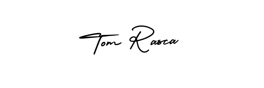 AmerikaSignatureDemo-Regular is a professional signature style that is perfect for those who want to add a touch of class to their signature. It is also a great choice for those who want to make their signature more unique. Get Tom Rasca name to fancy signature for free. Tom Rasca signature style 3 images and pictures png