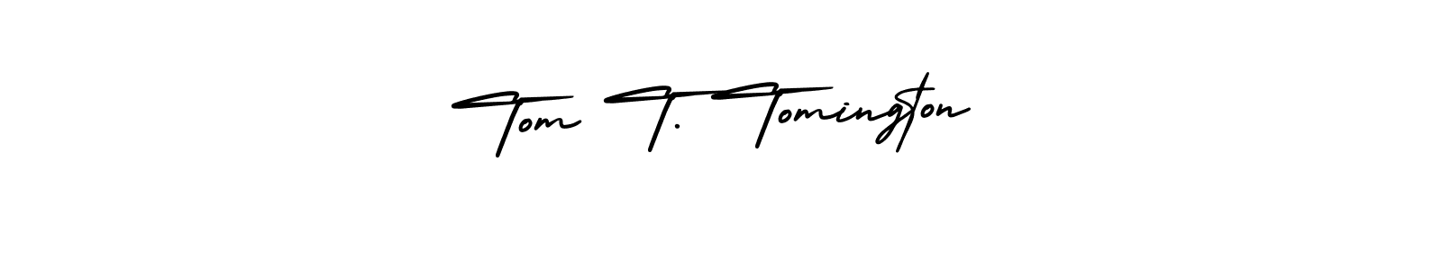 Best and Professional Signature Style for Tom T. Tomington. AmerikaSignatureDemo-Regular Best Signature Style Collection. Tom T. Tomington signature style 3 images and pictures png