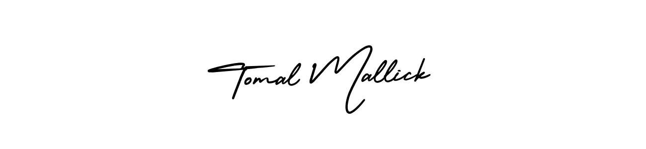 Use a signature maker to create a handwritten signature online. With this signature software, you can design (AmerikaSignatureDemo-Regular) your own signature for name Tomal Mallick. Tomal Mallick signature style 3 images and pictures png