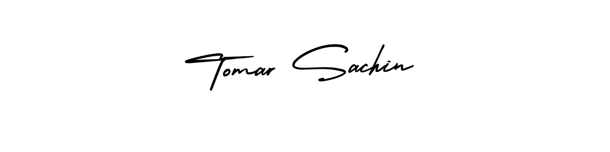 Also You can easily find your signature by using the search form. We will create Tomar Sachin name handwritten signature images for you free of cost using AmerikaSignatureDemo-Regular sign style. Tomar Sachin signature style 3 images and pictures png