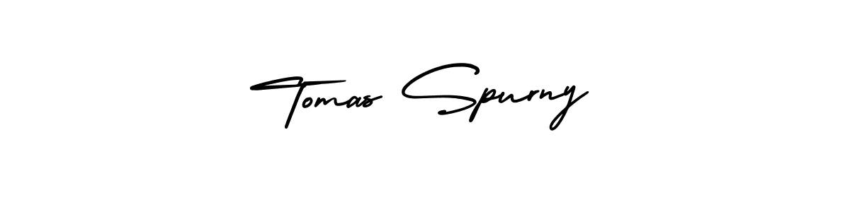 Tomas Spurny stylish signature style. Best Handwritten Sign (AmerikaSignatureDemo-Regular) for my name. Handwritten Signature Collection Ideas for my name Tomas Spurny. Tomas Spurny signature style 3 images and pictures png