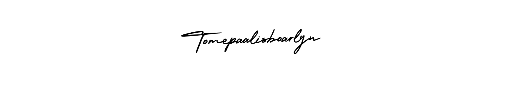 It looks lik you need a new signature style for name Tomepaalisboarlyn. Design unique handwritten (AmerikaSignatureDemo-Regular) signature with our free signature maker in just a few clicks. Tomepaalisboarlyn signature style 3 images and pictures png