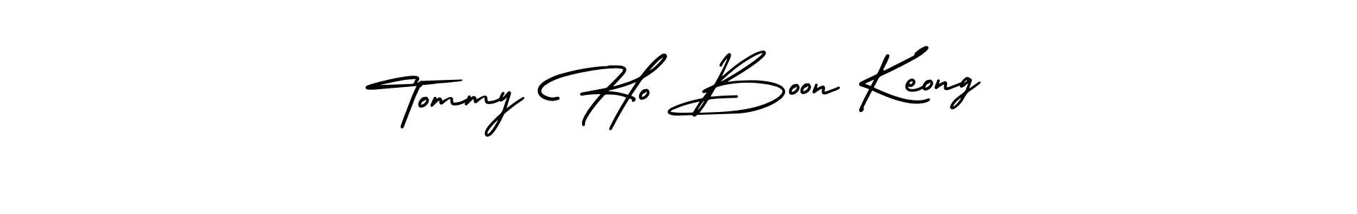 Create a beautiful signature design for name Tommy Ho Boon Keong. With this signature (AmerikaSignatureDemo-Regular) fonts, you can make a handwritten signature for free. Tommy Ho Boon Keong signature style 3 images and pictures png
