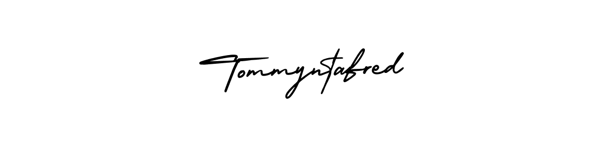 Create a beautiful signature design for name Tommyntafred. With this signature (AmerikaSignatureDemo-Regular) fonts, you can make a handwritten signature for free. Tommyntafred signature style 3 images and pictures png