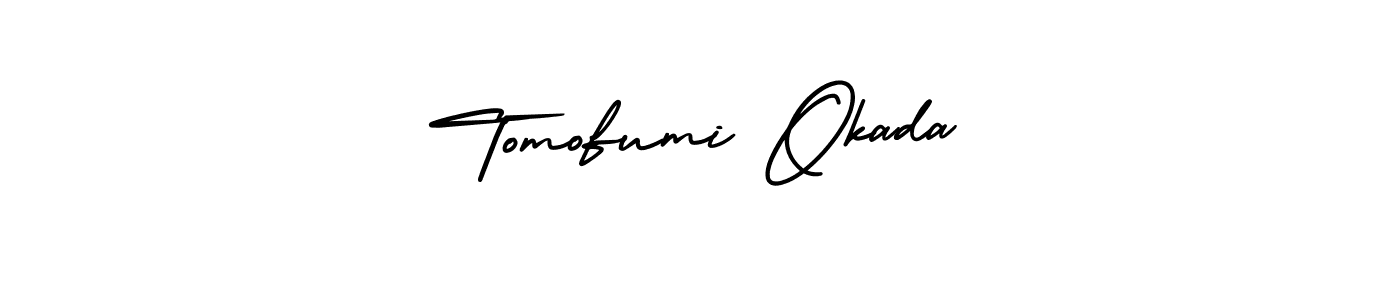 Once you've used our free online signature maker to create your best signature AmerikaSignatureDemo-Regular style, it's time to enjoy all of the benefits that Tomofumi Okada name signing documents. Tomofumi Okada signature style 3 images and pictures png