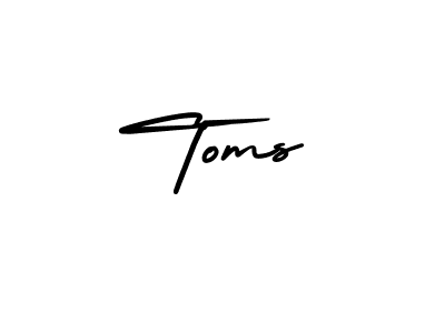 Make a beautiful signature design for name Toms. Use this online signature maker to create a handwritten signature for free. Toms signature style 3 images and pictures png