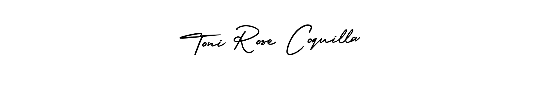 Here are the top 10 professional signature styles for the name Toni Rose Coquilla. These are the best autograph styles you can use for your name. Toni Rose Coquilla signature style 3 images and pictures png