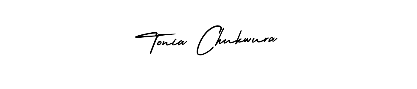 Create a beautiful signature design for name Tonia Chukwura. With this signature (AmerikaSignatureDemo-Regular) fonts, you can make a handwritten signature for free. Tonia Chukwura signature style 3 images and pictures png