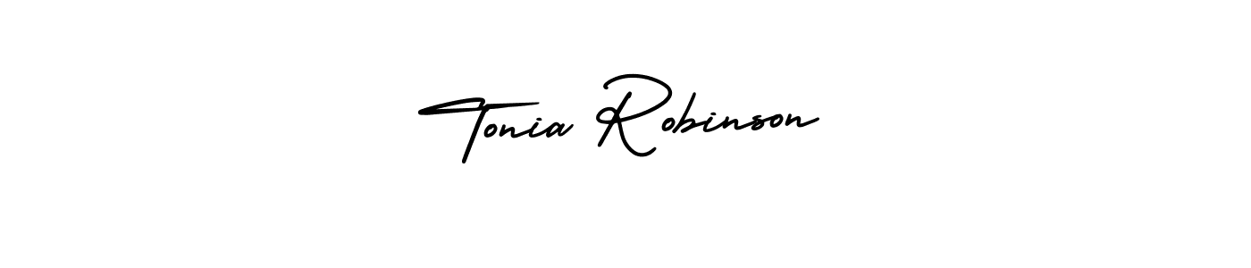 How to Draw Tonia Robinson signature style? AmerikaSignatureDemo-Regular is a latest design signature styles for name Tonia Robinson. Tonia Robinson signature style 3 images and pictures png