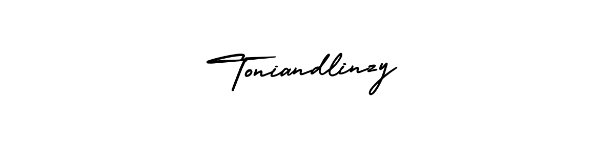 Make a short Toniandlinzy signature style. Manage your documents anywhere anytime using AmerikaSignatureDemo-Regular. Create and add eSignatures, submit forms, share and send files easily. Toniandlinzy signature style 3 images and pictures png