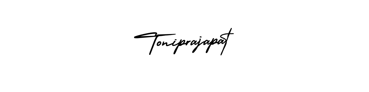 Check out images of Autograph of Toniprajapat name. Actor Toniprajapat Signature Style. AmerikaSignatureDemo-Regular is a professional sign style online. Toniprajapat signature style 3 images and pictures png