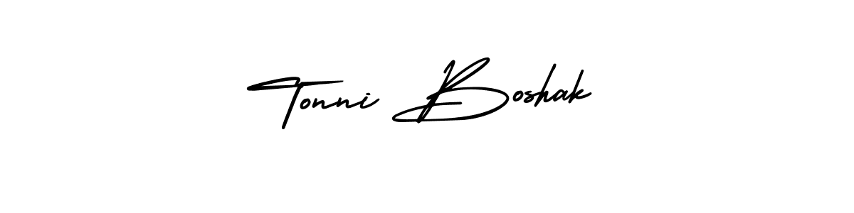 Best and Professional Signature Style for Tonni Boshak. AmerikaSignatureDemo-Regular Best Signature Style Collection. Tonni Boshak signature style 3 images and pictures png